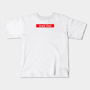 Iced Out // Red Box Logo Kids T-Shirt